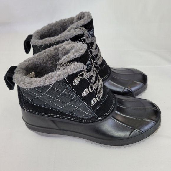 Khombu Crest 2 Shoes - Khombu Crest 2 Ankle Boots Women's Waterproof Black 80577 US Size 7M